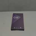 360 Spin CD Stand for iPhone 17 Case Compatible with Magsafe Ring [Never Yellow][DIY Glitter Cardstock] Camera Protection Plating Clear Cute Phone Case for Women Girls 6.3'', Lavender Purple