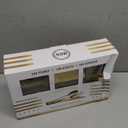 N9R 300PCS Gold Plastic Silverware, Heavy Duty Gold Plastic Cutlery Set Disposable Flatware Dinnerware, 100 Forks, 100 Spoons, 100 Knives, Perfect for Party, Wedding and Daily Use