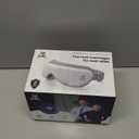 BOB AND BRAD Eye Massager FSA Eligible/HSA Eligible, EyeOasis 2 Heated Eye Mask for Migraines with Music, Smart Migraine Massager Reduce Dry Eyes Improve Sleep, Birthday Gifts for Women Men Mom Dad (A-pearl White (Deep Relaxation, Sleep Aid))