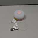 JUSHENG Night Light for Baby Nursery, Rechargeable LED Touch Light with 3CCT & Stepless Dimming Function, Portable Bedside Lamp Tap Lights Battery Powered for Breastfeeding, Kids, Nightstand-Pink