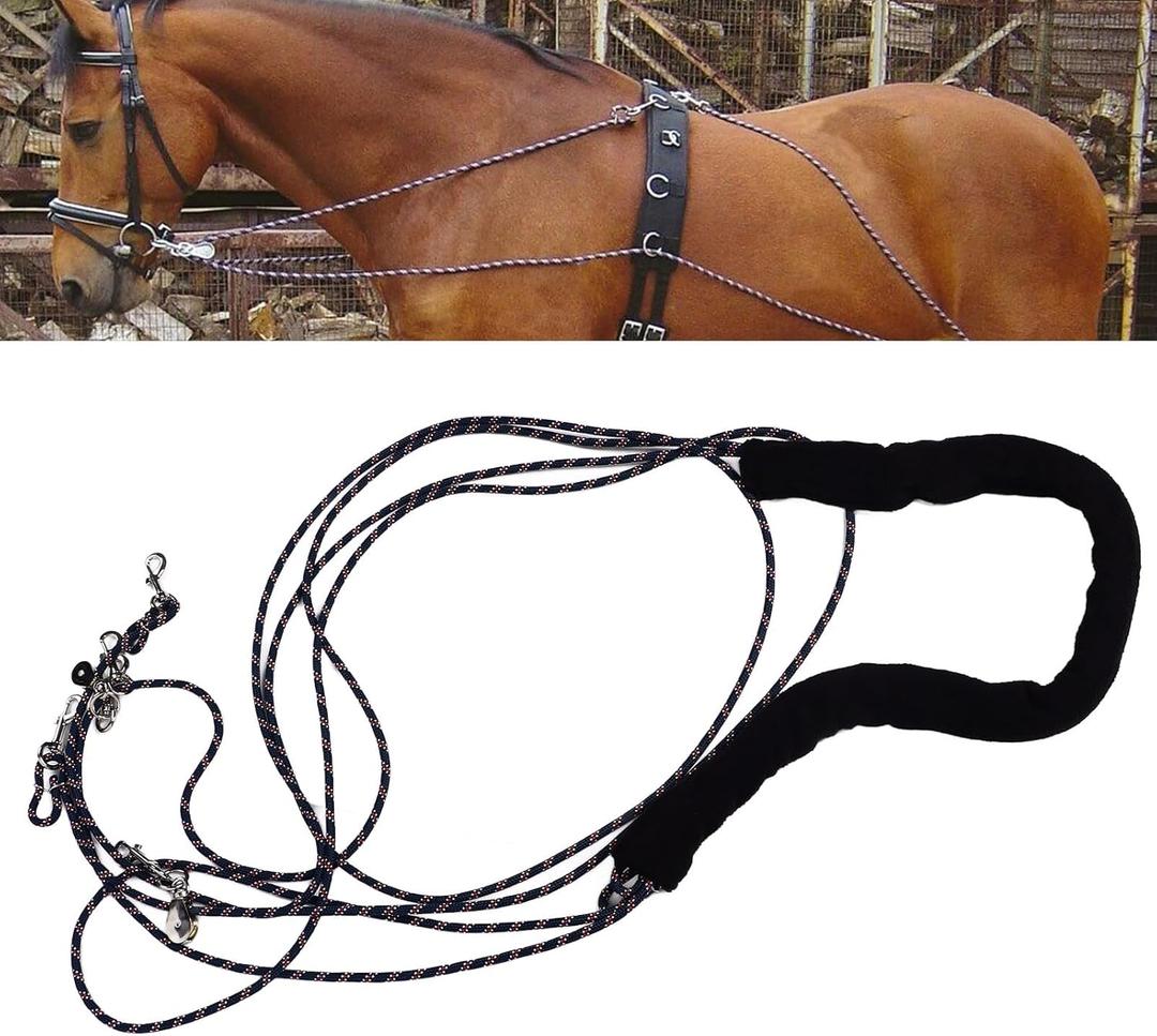 Horse Training and Lunging Aid, Versatile Adjustable Horse Lunging Training Aid Lunge Equipment for Horse Training