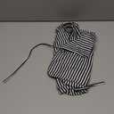 Women's Comfy Pajama Loose Casual Drawstring Lounge Pants - Striped Print Stretch Wide Leg, M