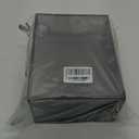 Hanging File Organizer, Letter-Size File Holder Filing Box with 5 Hanging Folders, Metal Mesh Desk File Folder Storage(No Assembly Required) (with 5 Grey Folders)