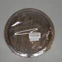 Round Wooden Serving Tray for Decor, 11"" Kitchen Table Centerpieces Decor Decorative Tray, Farmhouse Dining Table Centerpiece Tray, Kitchen&Home Decor Accessories for Table, Washed Coffee