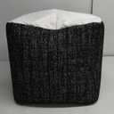 Get Set Style Stuffed Pouf Ottoman,Boucle Ottoman Pouf for Living Room Decorative Floor Poufs Ottoman Foot Stool Corner Seat Stools Puffs with Filling