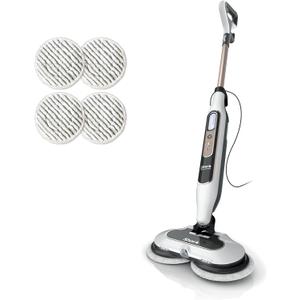 Shark Steam & Scrub with Steam Blaster Technology All-in-One Hard Floor Steam Mop with 3 Steam Modes & LED Headlights S8201, Rotator White