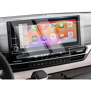 Karltys 2 Pack Screen Protector for Toyota Sienna 2025 2026 12.3-Inch [No Glare & Fingerprint] Tempered Glass Toyota Sienna for Models XLE/XSE/Limited/Platinum/Woodland Edition Accessories