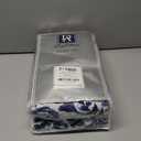 DriftAway Julia Watercolor Blackout Room Darkening Lined Thermal Insulated Energy Saving Window Curtains 2 Layers 2 Panels Each Size 52 Inch by 102 Inch Navy