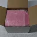 Yinkin 100 Pcs 2lb Paper Food Trays Boat 2lb Disposable Nacho Trays Kraft Paper Boat for Tacos Concession Back to School Christmas Halloween Party Supplies(Pink)