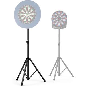 KOTO - Heavy Duty Dartboard Standard, Adjustable Height to Middle of Board: 120cm - 190cm, Width of 90cm, 4 KG, Collapsible