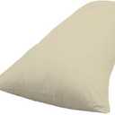 Crescent Multiple Colors  Zippered Body Pillowcase- 200 Thread Count 21"x 54" (Beige)