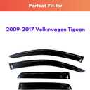 Rain Guards Window Visors for 2009-2017 Volkswagen Tiguan