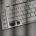 Logitech G815 LIGHTSYNC Full-Size Wired Mechanical GL Tactile Switch Gaming Keyboard - White