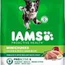 IAMS Proactive Health Minichunks Premium Dry Dog Food, Adult Dog Food Dry Recipe, 15 lb. Bag (EXP 07/10/27)
