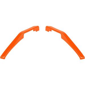 Front Hood Expansion Rack Bracket Cover Decoration Trim ABS Carbon Fiber Compatible with Ford Bronco 2021 2022 Car Exterior Accessories (Color : Orange)