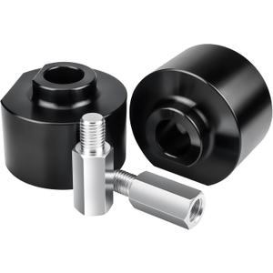 3" Front Leveling Lift Kit Compatible with 1999-2022 Ford F250 F350 Super Duty | 1981-1996 F150 | 2000-2005 Excursion, 3 inch Strut Spring Spacers with 3/4" Stud Extenders (2WD only)
