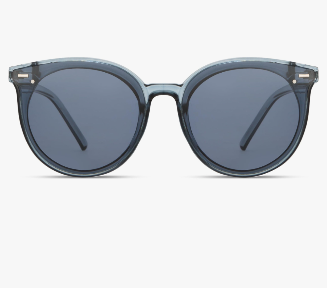 Livho Polarized Sunglasses, Retro & Oversized Shades for Women with Round Lenses