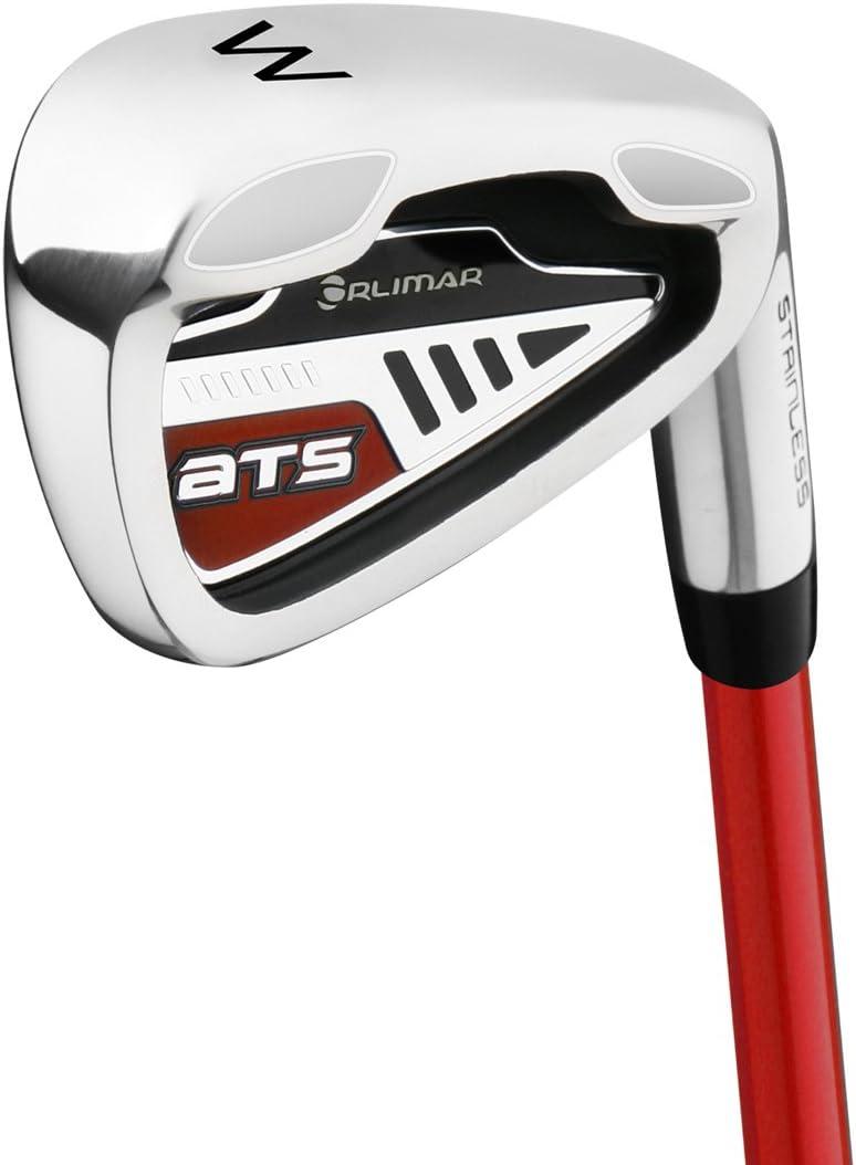 Orlimar ATS Junior Boys' Red/Black Series Individual Golf Clubs (Ages 9-12), Left Hand, Wedge