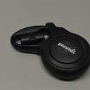 Pecute 26ft Retractable Dog Leash, Heavy Duty Retractable Pet Leash with Poop Bag Holder, Anti-Slip Soft Grip, Reflective Dog Leashes for Medium Dogs Large Dogs (Black)