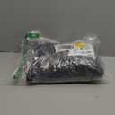 LXKCKJ 8 Ft Round Pool Cover, Solar Pool Covers for Above Ground Pools, Stock Tank Pool Covers Protector with Accessories, Round Hot Tub Cover Ideal for Waterproof and Dustproof (Black)