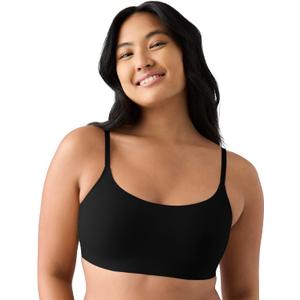 True & Co True Everybody Women's Adjustable Strap Scoop Neck Bra (Black, XS)
