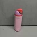 Owala FreeSip Insulated Stainless Steel Water Bottle with Straw for Sports and Travel, BPA-Free Sports Water Bottle, 24 oz, Pink, Angel Food Cake
