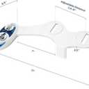 LUXE Bidet NEO 120 - Single Nozzle, Self-Cleaning, Non-Electric Bidet Attachment for Toilet Seat, Adjustable Water Pressure, Rear Wash (Blue)