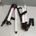 Ergonomic Forearm Crutches Spring Assist Crutches for Adults,Comfortable and Height Adjustable Arm Crutches Forearm with Anti-Slip Base,Walking Crutches with Cuffs (Pink)