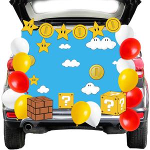 Trunk or Treat Car Decorations Kit Super Themed Halloween Trunk or Treat Ideas for Garage Door Party Arch Entrance