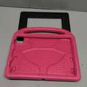 for iPad Pro 12.9 inch Kids Case 6th/5th/4th/3rd Generation (2022/2021/2020/2018) with Kickstand/Pencil Holder/Handle Stand Lightweight Soft EVA Shockproof Heavy Duty Protective Cover, Rose