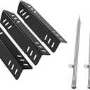 17.7" Grill Burners Tube Replacement for Pit Boss Memphis Ultimate 4 In 1 Combo Smoker Grill, Stainless Gas Grill Burner Tube Kit-3 Pcs