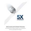 ZAGG Glass Elite Screen Protector for Apple iPhone 14 Pro - 5X Shatter Protection, Anti-Fingerprint Technology, InvisibleShield, Easy to Install