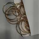 40Pcs Macrame Hoops Ring, BetterJonny 2 Inch Metal Craft Rings Hoops Gold Dream Catcher Rings Wreath Hoop Rings for Home Decorations DIY Crafts and Wall Hanging Crafts