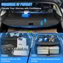 AUXKO Retractable Cargo Cover for Honda Passport 2027 2026, Carbon Fiber