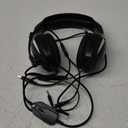 FC100 Gaming Headset with Microphone for PS4, PS5, Switch, Xbox, PC, Mac, Gamer Headset with RGB Light, Computer Headphones with Mic (One Size, BLACK)