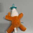 Philips Avent Soothie Snuggle Pacifier Holder with Detachable Pacifier, 0m+, Fox, SCF347/08