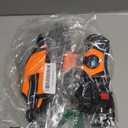 PHOEPET No Pull Dog Harness Medium Reflective Front Clip Vest with Handle,Adjustable 2 Metal Rings 3 Buckles,[Easy to Put on & Take Off](M, Orange)