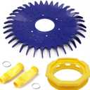 Funmit W70329 Finned Seal Disc Skirt & W69698 Pool Cleaner Diaphragm & W70327 Foot Pad Pool Cleaner Kit Replacement for Zo-diac Baracuda G2 G3 G4 Replace W69721 W72855