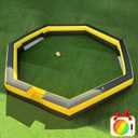 20FT Gaga Ball Pit Portable with Soccer Goals,Inflatable Gaga Ball Pit with Blower for Indoor Outdoor School Family Activities Giant Inflatable Sport Games