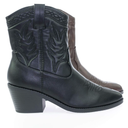 Soda Picotee Women Western Cowboy Cowgirl Stitched Ankle Boots 6.5 Size