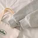 GLIGLITTR Toddler Baby Boy Valentines Sweatshirt Outfit Long Sleeve Stud Muffin Letter Print Pullover Shirt Clothes (Gray)