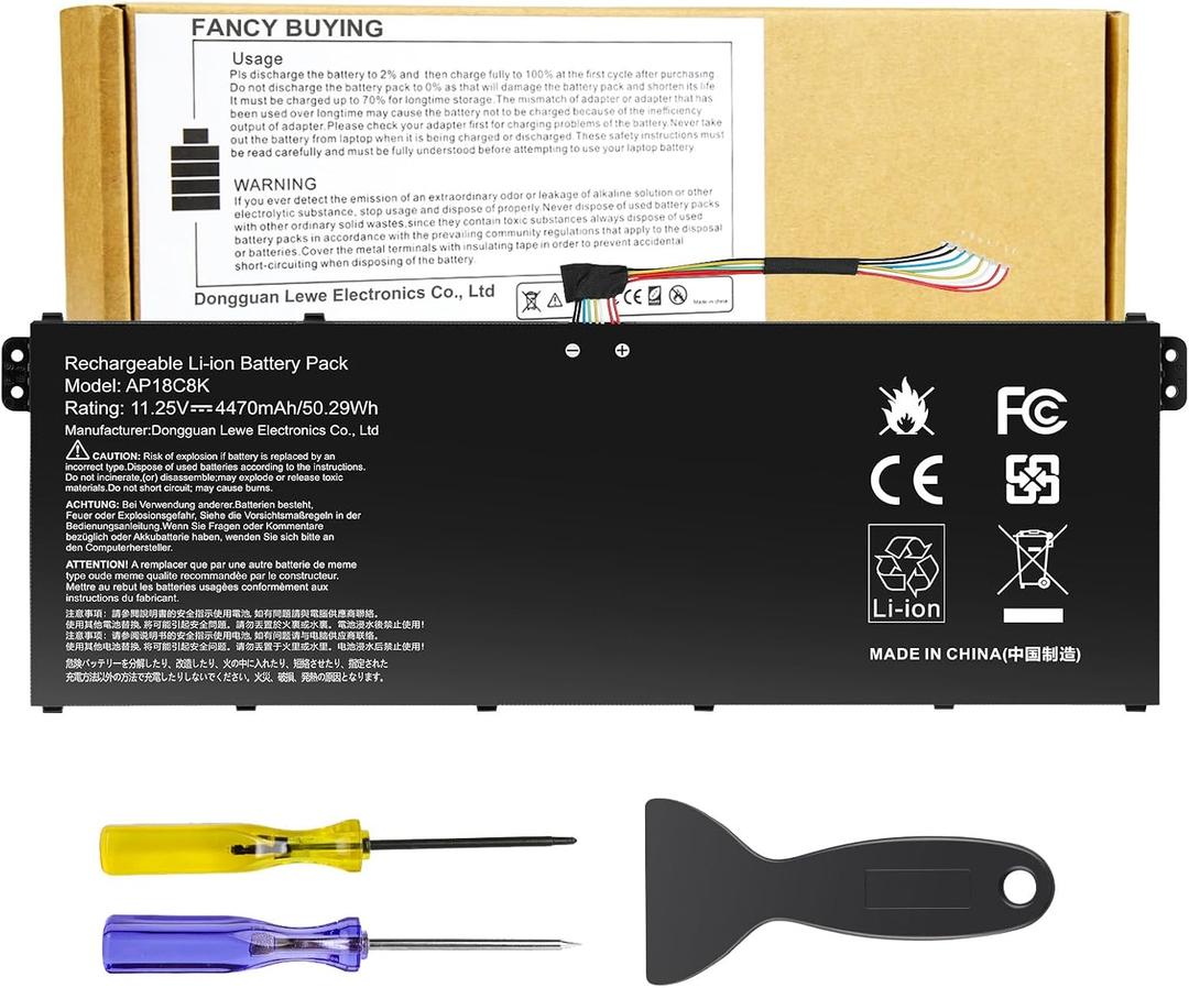 AP18C8K Laptop Battery Compatible with Acer Aspire 5 A514-52 A514-54 7 A715-42G Swift 3 SF314-42 SF314-57 SF314-57G SF314-58 SF314-59 Chromebook CB315-3H 314-C933 TravelMate P2 TMP215-52 A514-52-58U3