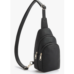 Telena Small Sling Bag for Women Leather Crossbody Fanny Packs Chest Bag for Women