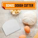 Flour Sifter , 3 Cup Stainless Steel , Great Double-layer Baking Sifters for all Baking Flour and Powdered sugar, Flour Strainer