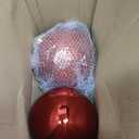 Benjia Extra Large Size Outdoor Christmas Ornaments, Oversized Huge Big Shatterproof Xmas Christmas Plastic Balls for Outside Lawn Yard Tree Hanging Decorations (6"/150mm, Red, 6 Packs)