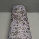 Collive Anti Fatigue Mats for Kitchen Floor, Cushioned Non Skid Kitchens Rug Sets of 2 Waterproof Padded Sink Rugs, Boho Floral Rug Comfort Standing Mat for Home Office, 17.3"x28" + 17.3"x47"