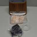 SALKING 2-in-1 Himalayan Salt Lamp Diffuser, Cool Mist Humidifier, Aromatherapy & Himalayan Salt Therapy, 100% Pure Himalayan Salt, Ultrasonic Essential Oil Diffuser with Ambient Glow, 150ml (Dark)