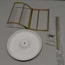 Hair Accessory Holder with Tray for Women and Girls Jewelry Display, Color: Gold