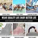 Extra Large Picnic Blanket Outdoor Turkish Beach Towel Camping Blanket ark Stadium Outside Festival Grass Hammock Grounding Rugs Lightweight Mexican Serape Floor Patio Baja Cobijas Mexicanas Para Mesa