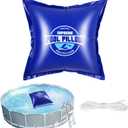 Arock 4' X 4' Pool Air Pillow for Above Ground Swimming Pool, Cold-Resistant Ice Equalizer, Winterizing Winter Closing Pillows, Ultra Thick & Super Durable Pool Cover Pillow - Rope Included, Blue